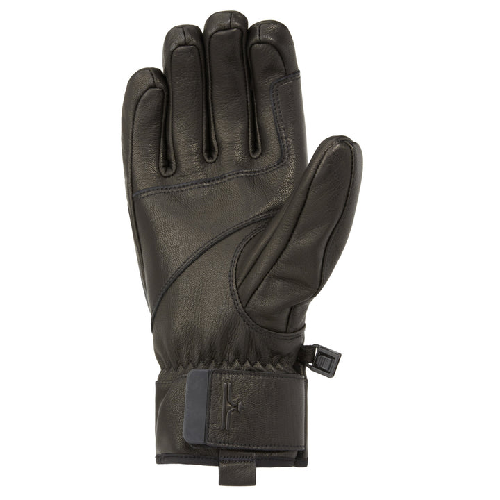 evo Pagosa Leather Gloves Black/Charcoal
