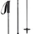 evo Way Up Adjustable Ski Poles Silver Gloss