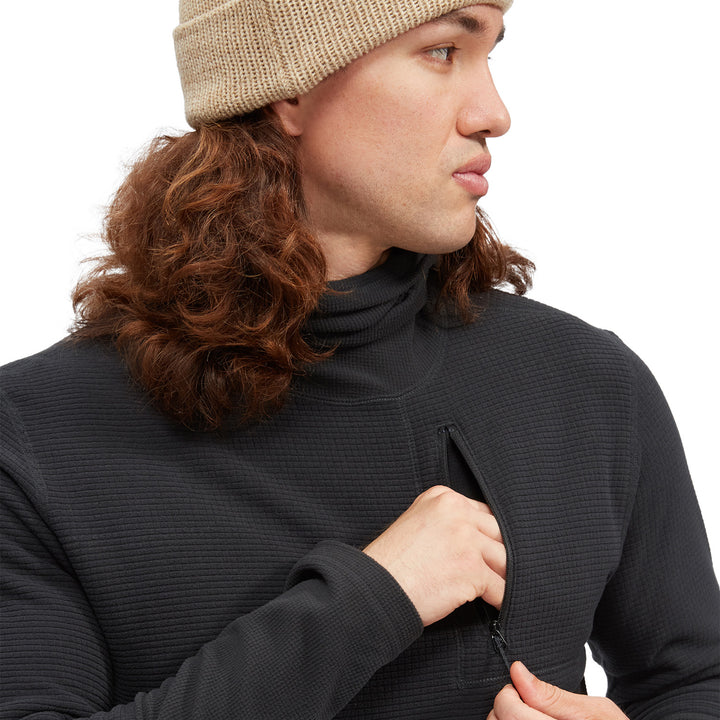 evo Polartec Hooded Pullover - Men's Black