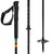 evo Way Out Carbon Adjustable Ski Poles 2025 Black