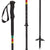 evo Uproar Collapsible Splitboard Poles 2025 Black Gloss
