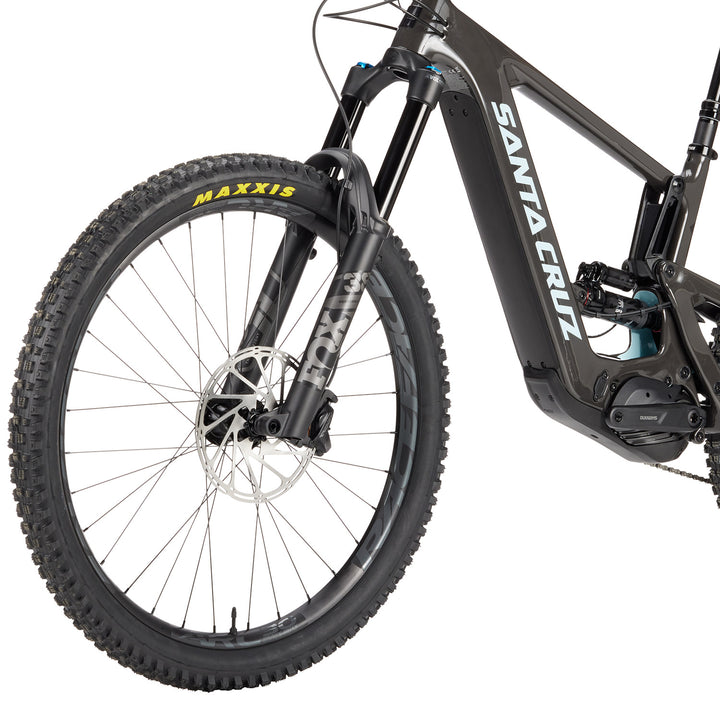 Santa Cruz Bullit MX CC S E-Mountain Bike 2024 Gloss Carbon and Blue