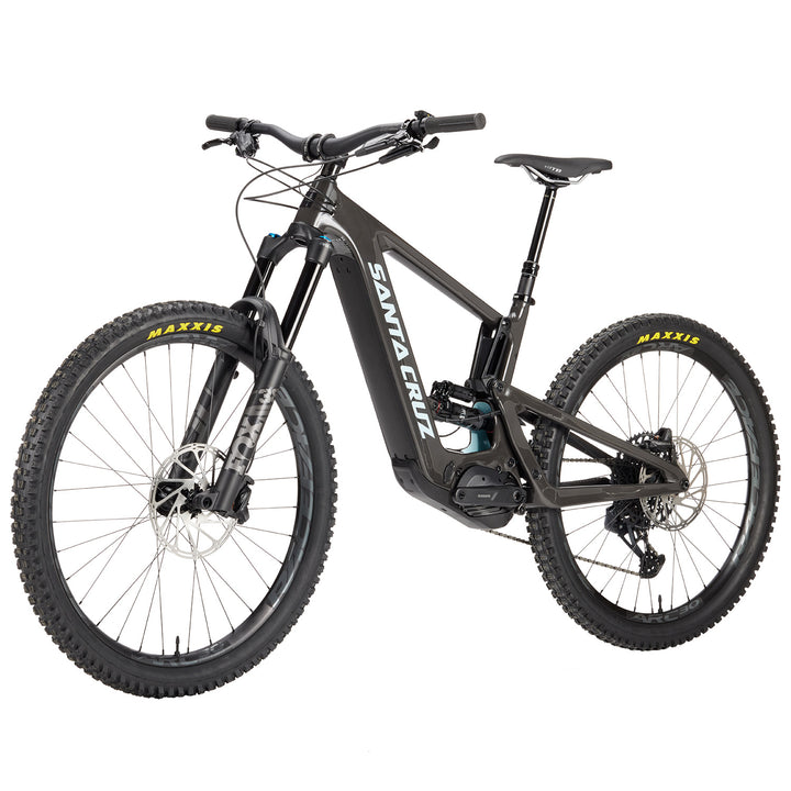 Santa Cruz Bullit MX CC S E-Mountain Bike 2024 Gloss Carbon and Blue