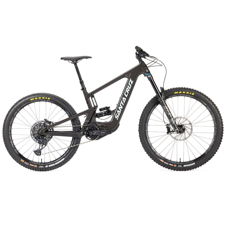 Santa Cruz Bullit MX CC S E-Mountain Bike 2024 Gloss Carbon and Blue