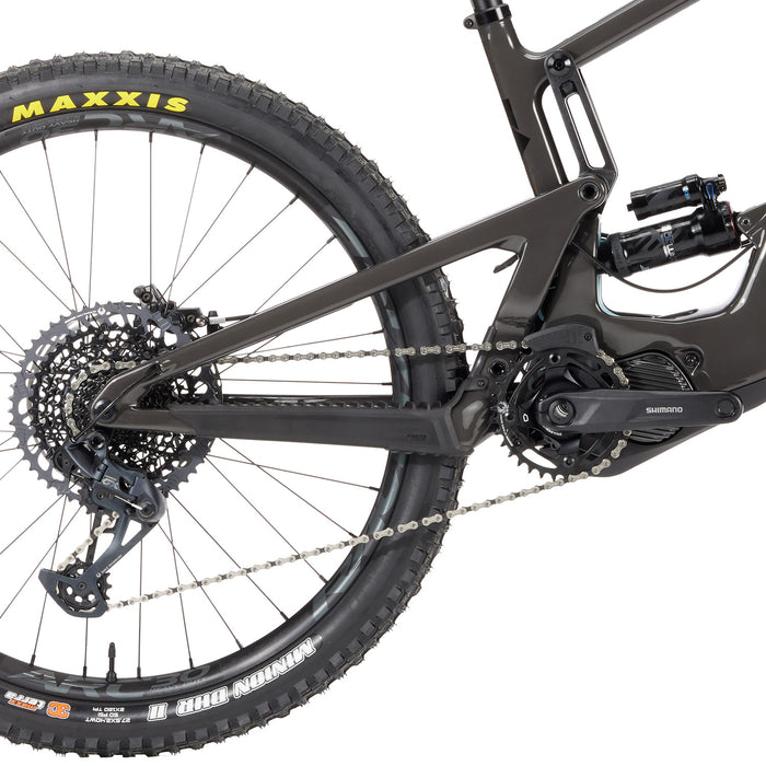 Santa Cruz Bullit MX CC S E-Mountain Bike 2024 Gloss Carbon and Blue