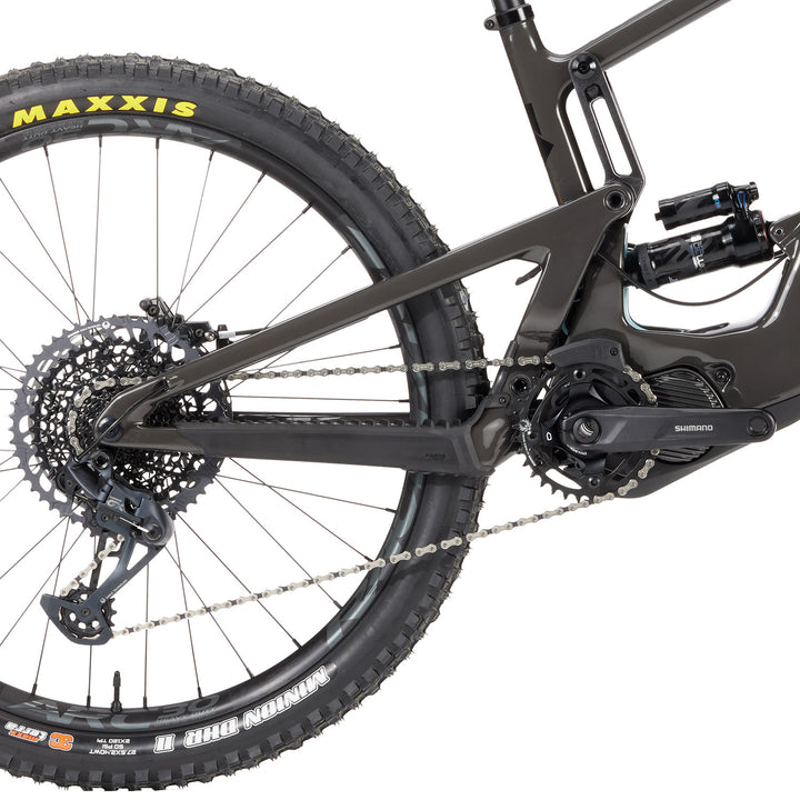 Santa Cruz Bullit MX CC S E-Mountain Bike 2024 Gloss Carbon and Blue