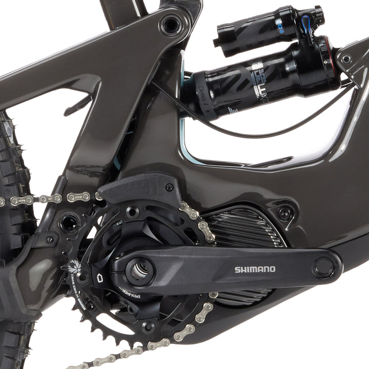 Santa Cruz Bullit MX CC S E-Mountain Bike 2024 Gloss Carbon and Blue