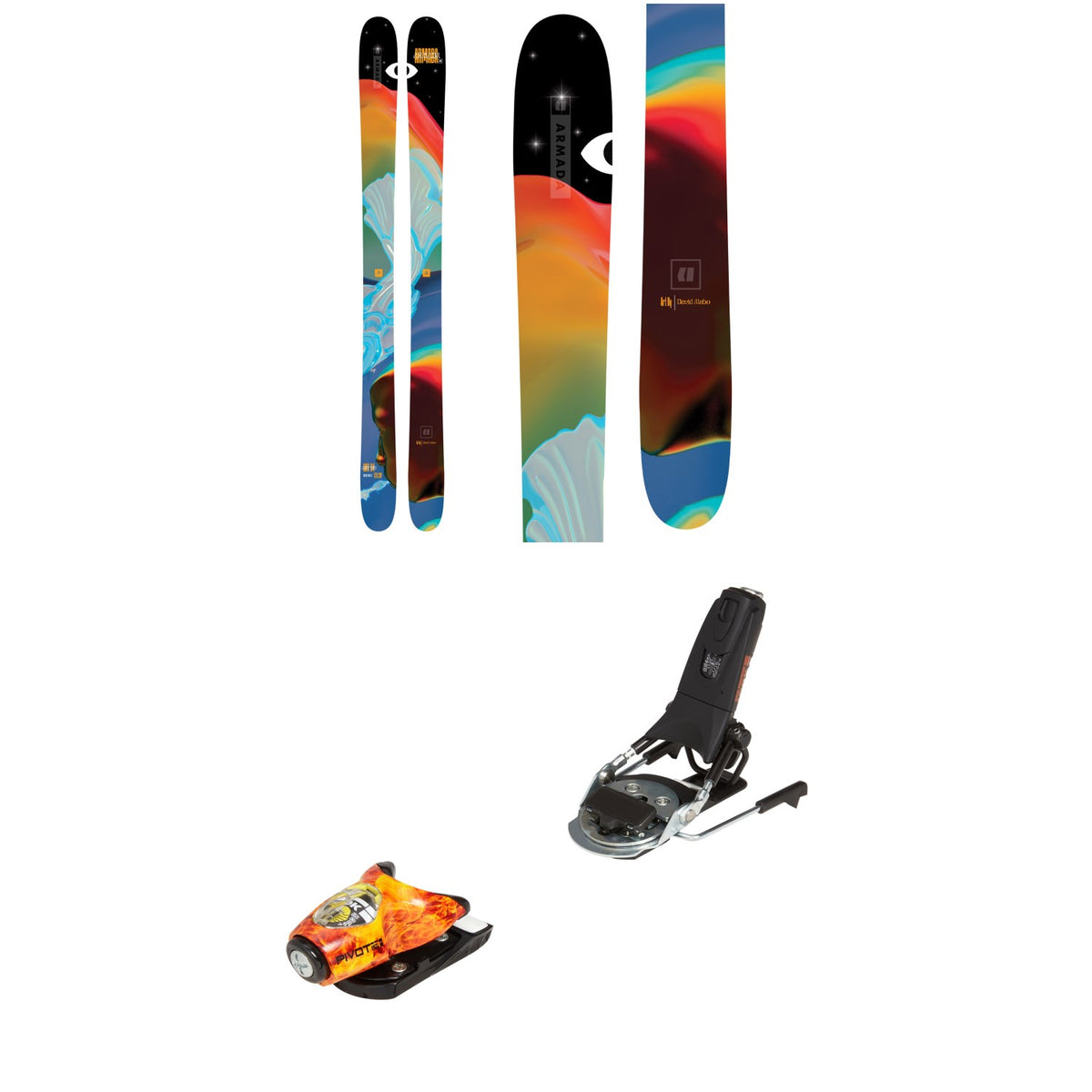 Armada ARV 94 Skis + Look x evo Pivot 15 Ski Bindings 2024