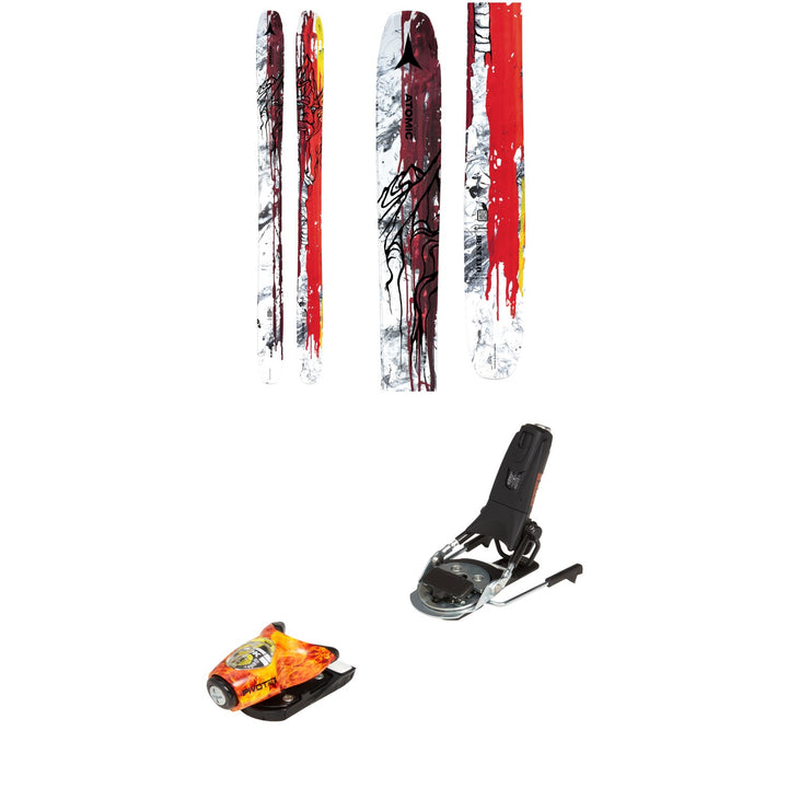 Atomic Bent 110 Skis + Look x evo Pivot 15 Ski Bindings 2024
