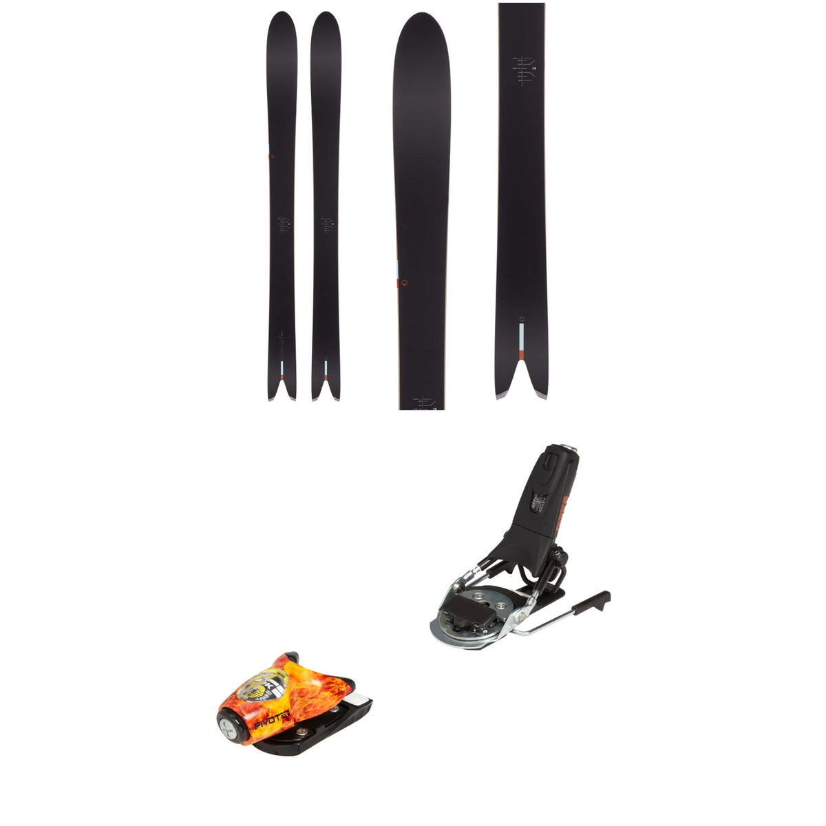 Season Forma Skis + Look x evo Pivot 15 Ski Bindings 2024