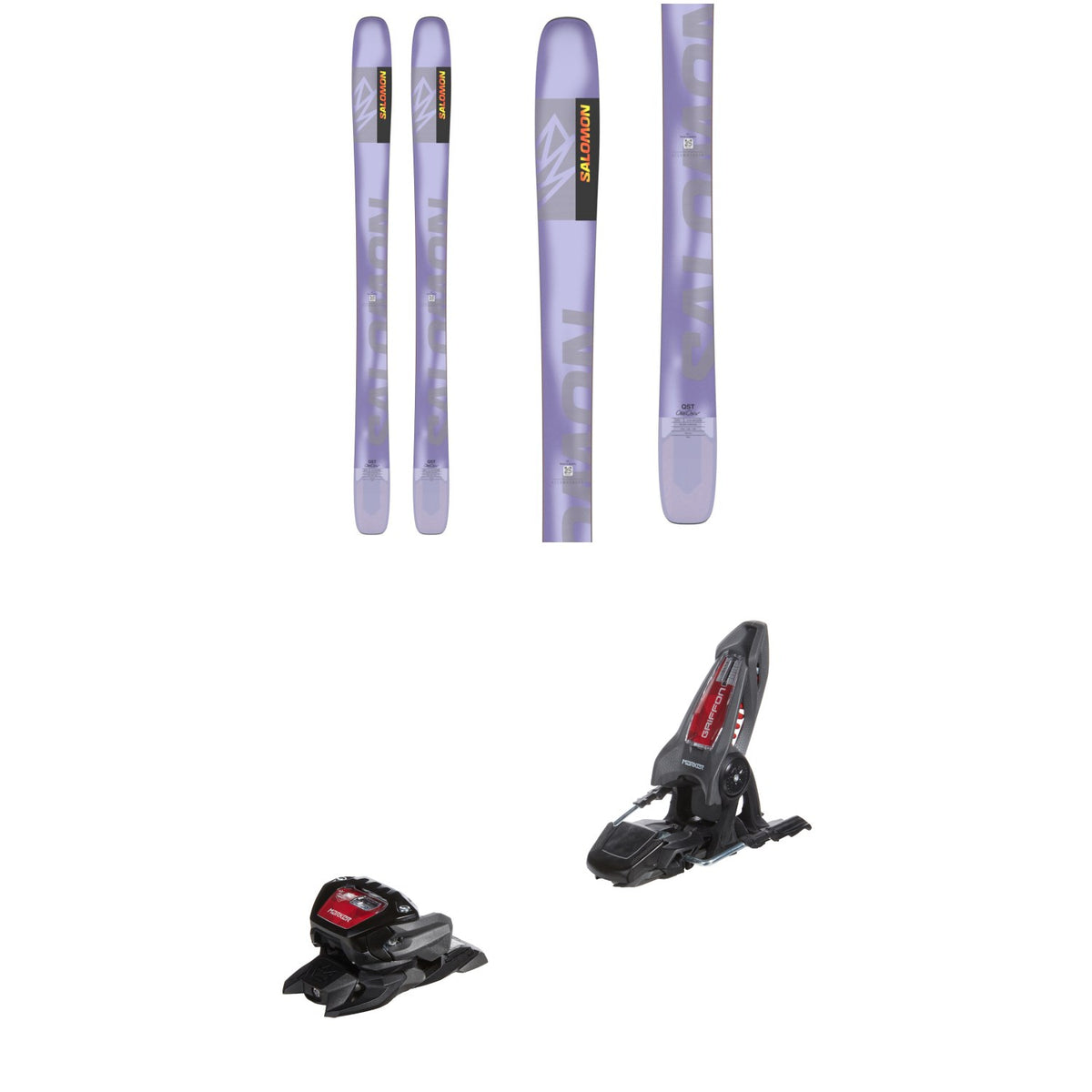 Salomon QST 106 Skis + Marker Griffon 13 ID Ski Bindings