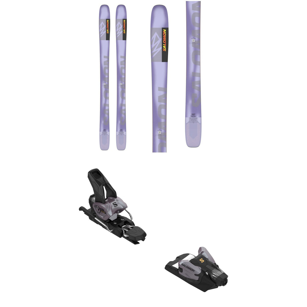 Salomon QST 106 Skis + Salomon Strive 12 GW Ski Bindings 2024