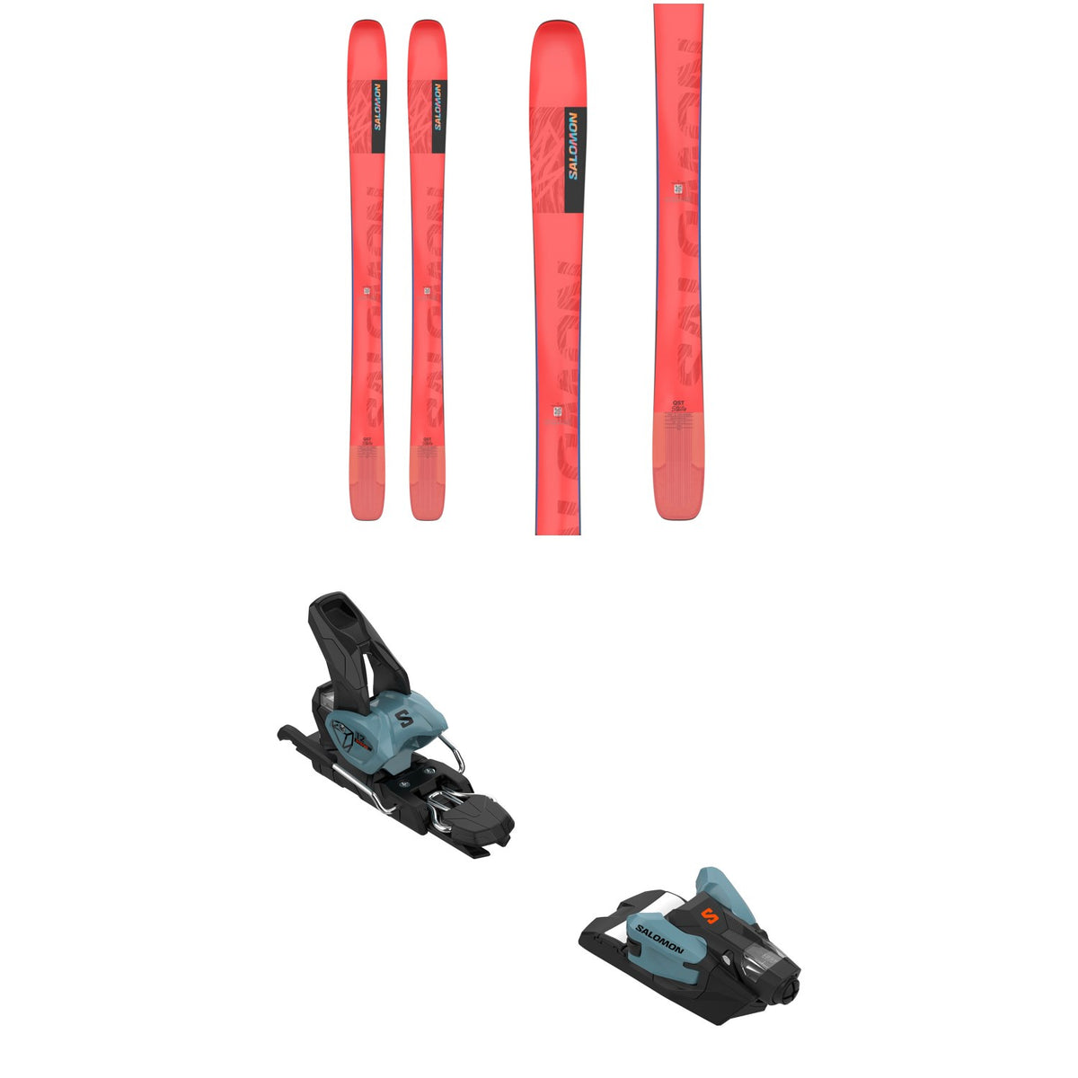 Salomon QST Stella 106 Skis - Women's + Salomon Strive 12 GW Ski Bindings