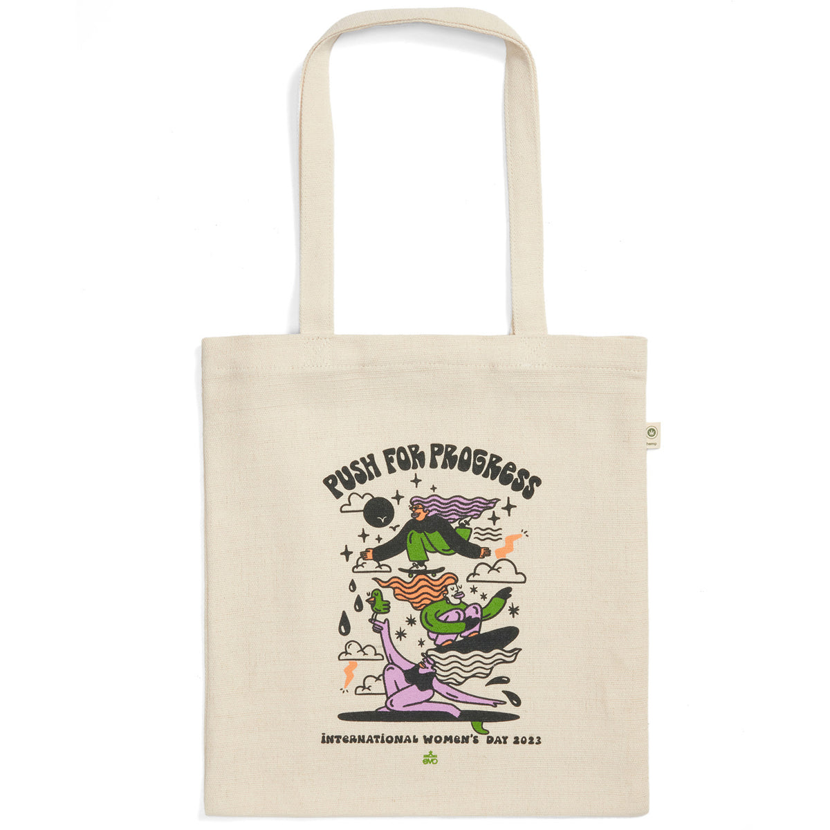 evo International Women's Day Tote IWD Chalk