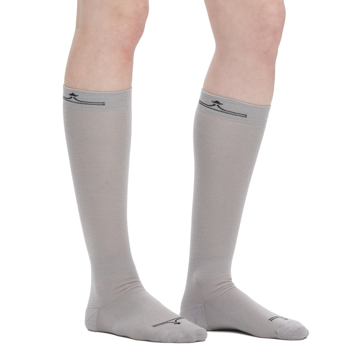 evo Ultralight Merino Plus Snow Socks Nickel