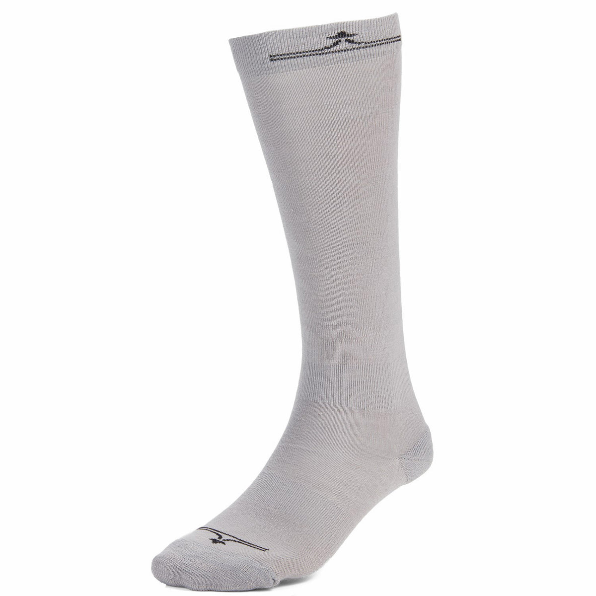evo Ultralight Merino Plus Snow Socks Nickel