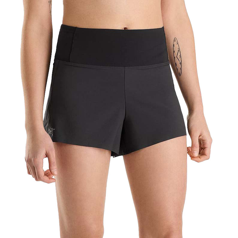 Arc'teryx Essent Run High-Rise 3.5" Shorts - Women's Black