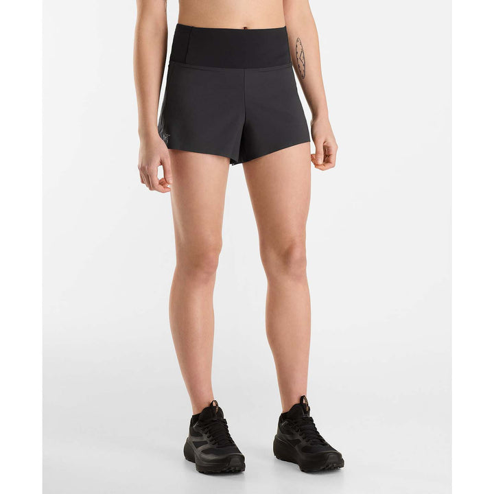 Arc'teryx Essent Run High-Rise 3.5" Shorts - Women's Black