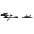 Marker Kingpin 13 Demo Alpine Touring Ski Bindings 2026 Black/Red