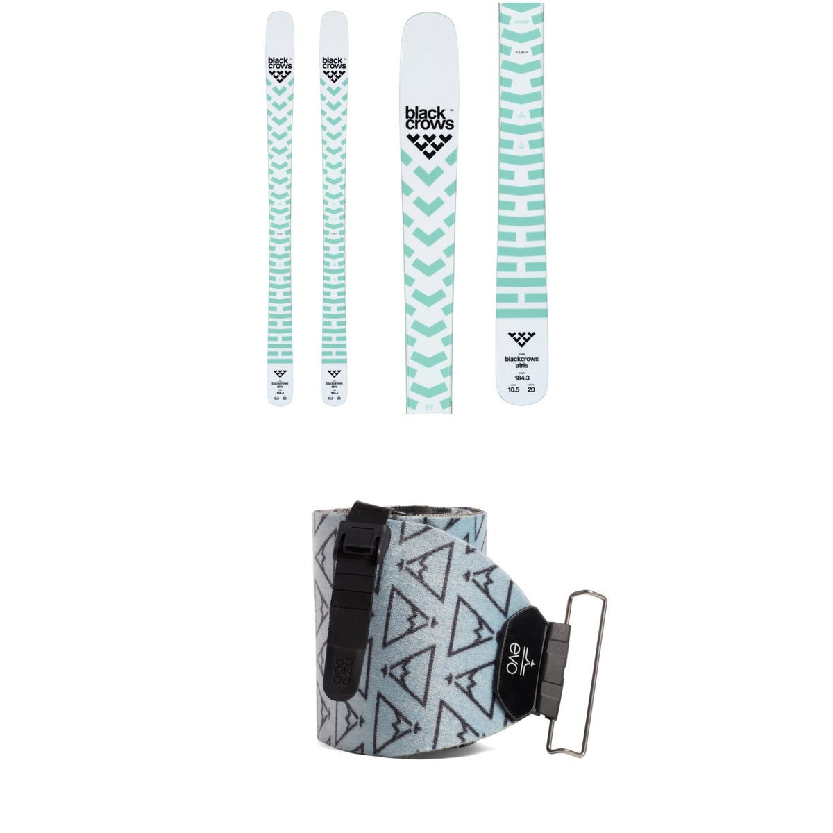 Black Crows Atris Skis + evo x Pomoca Pro Glide Climbing Skins