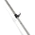 evo Way Up Adjustable Ski Poles Silver Gloss