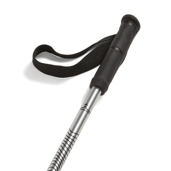 evo Way Up Adjustable Ski Poles Silver Gloss