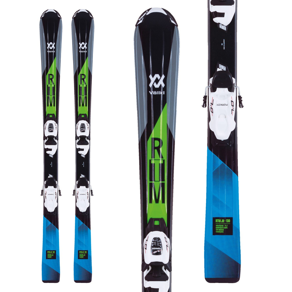 Völkl RTM Jr Skis + vMotion 4.5 Bindings - Kids' 2018