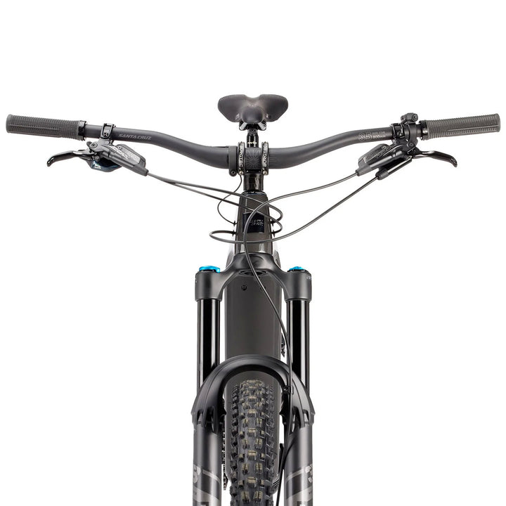Santa Cruz Bullit MX CC S E-Mountain Bike 2024 Gloss Carbon and Blue