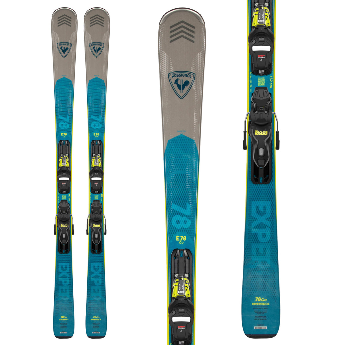 Rossignol Experience 78 CA Skis + Xpress 11 GW Bindings 2024