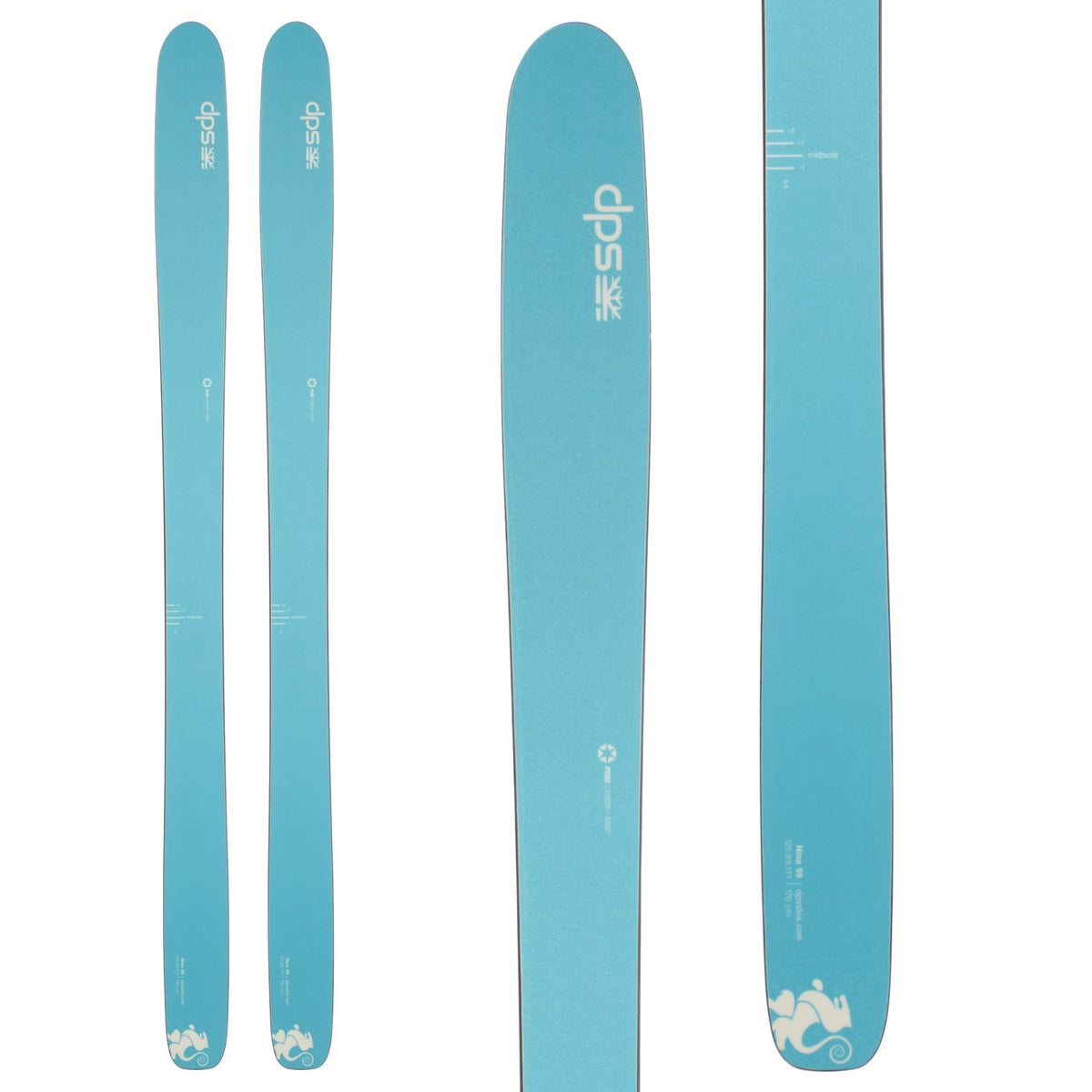 DPS Nina 99 Skis + Marker Squire 11 Demo Bindings - Women's 2015