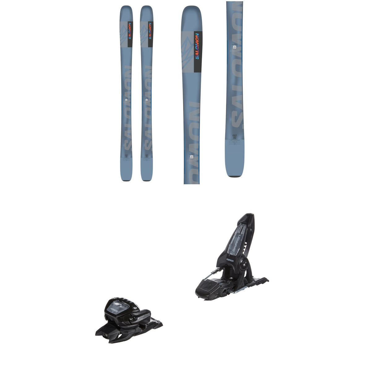 Salomon QST 92 Skis + Marker Griffon 13 ID Ski Bindings 2025