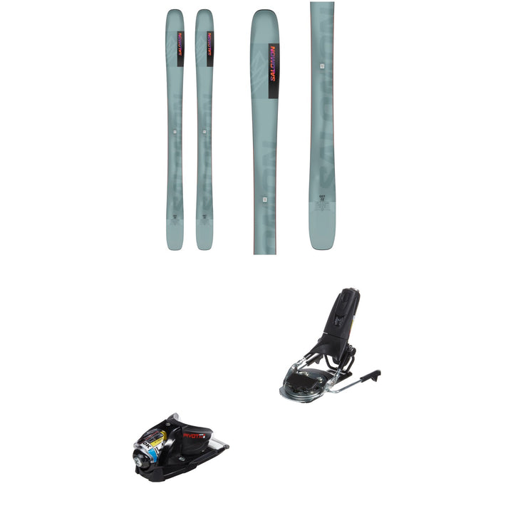 Salomon QST 98 Skis + Look Pivot 14 GW Ski Bindings 2024