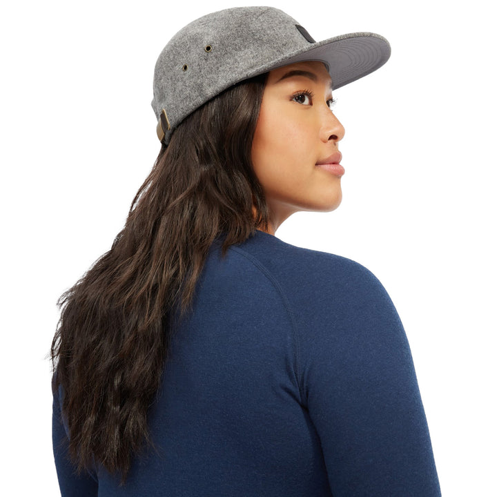 evo Wool 5 Panel Hat Heather Charcoal