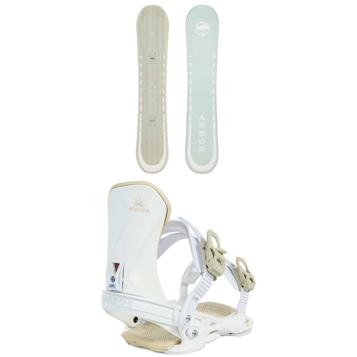 Arbor Mantra Rocker LTD Snowboard + Sequoia LTD Snowboard Bindings - Women's 2024
