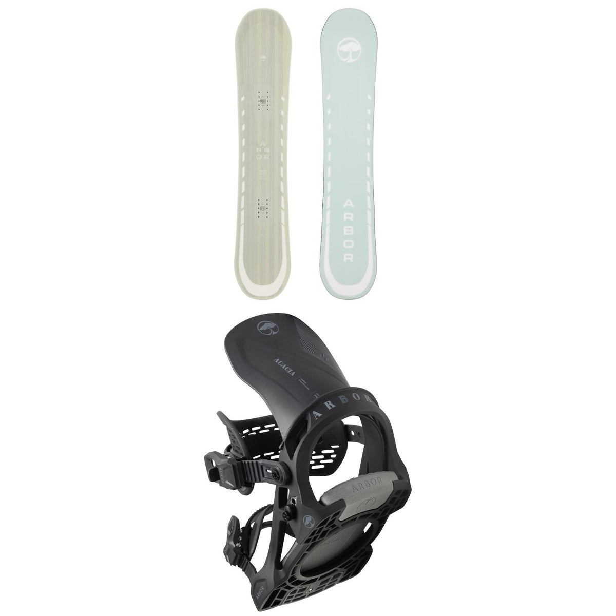 Arbor Mantra Rocker LTD Snowboard + Acacia Snowboard Bindings - Women's 2024