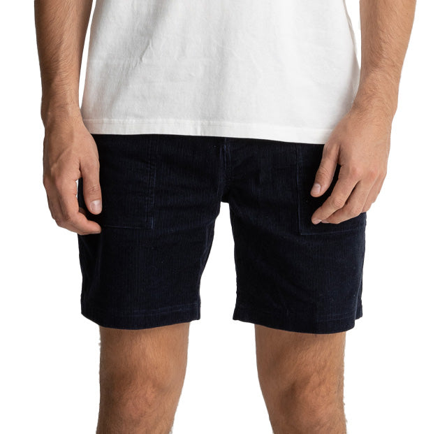Rhythm Worn Path Cord Shorts - Men's Dark Navy
