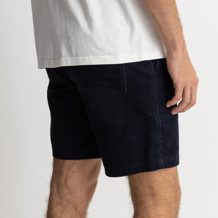 Rhythm Worn Path Cord Shorts - Men's Dark Navy