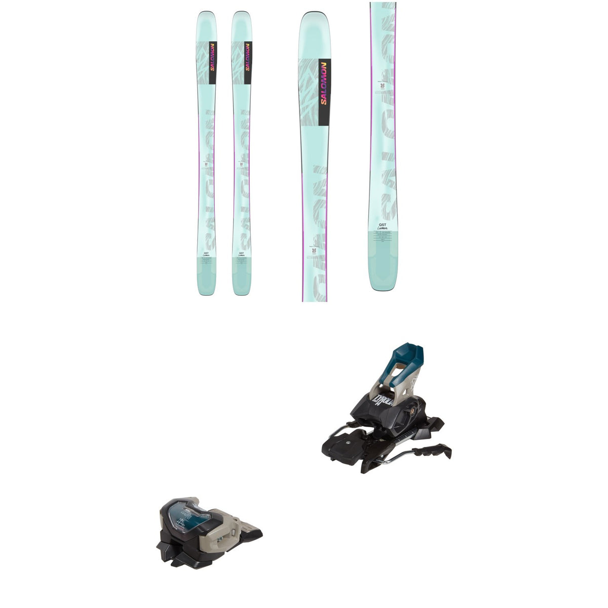 Salomon QST Lumen 98 Skis - Women's + Tyrolia x evo Attack 14 GW Ski Bindings 2024