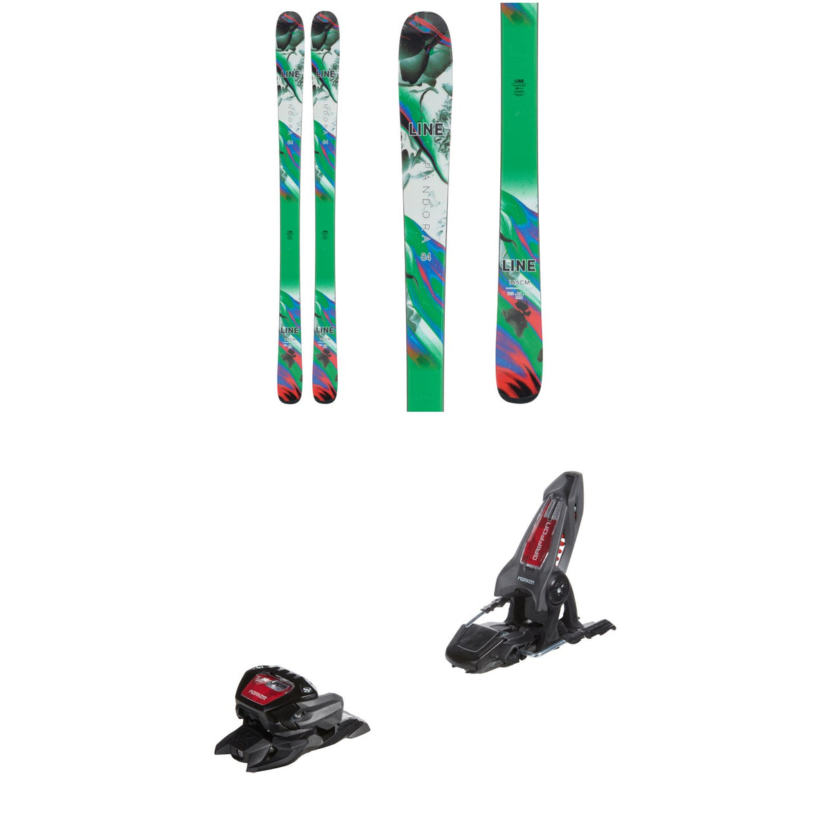 Line Skis Pandora 84 Skis - Women's + Marker Griffon 13 ID Ski Bindings 2024