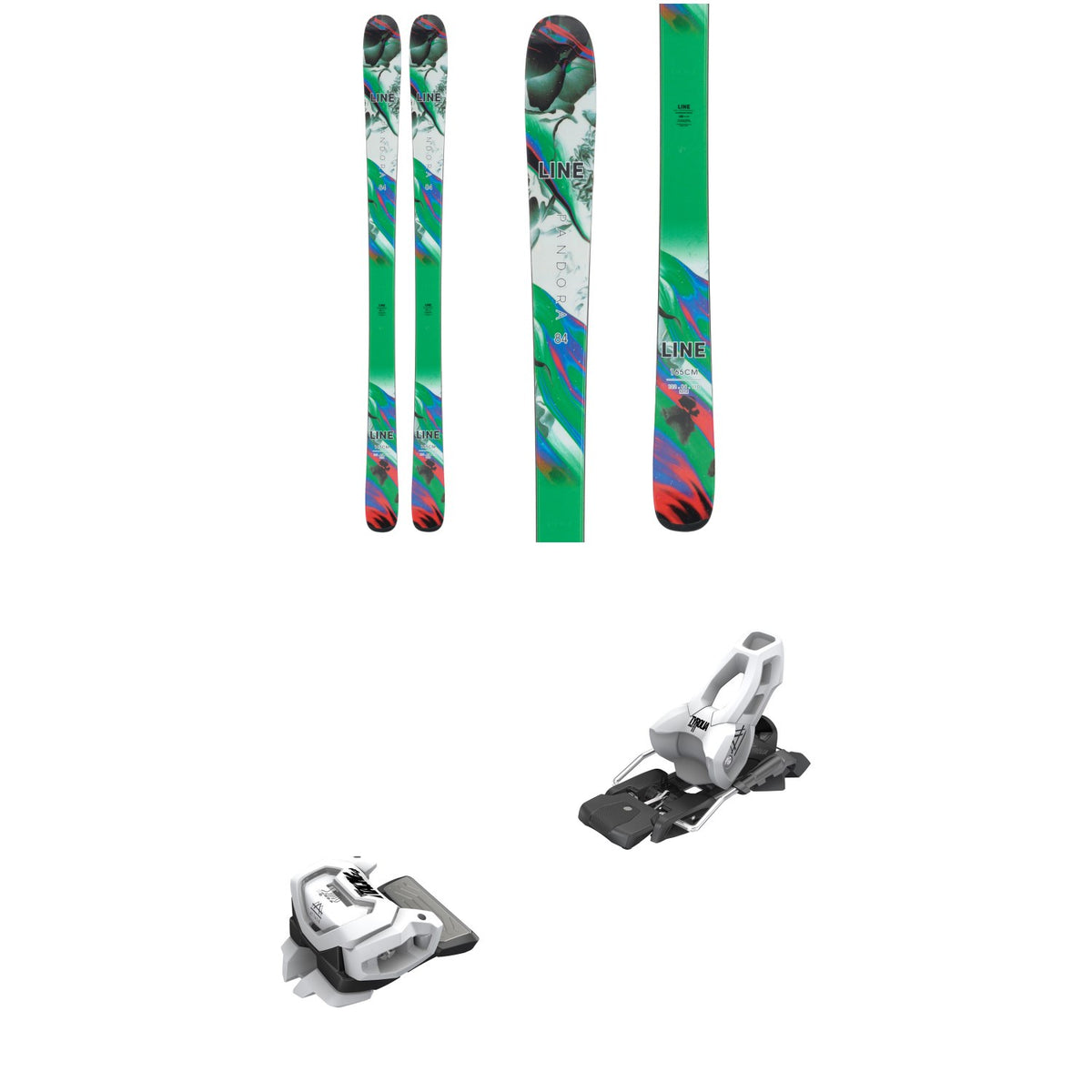 Line Skis Pandora 84 Skis - Women's + Tyrolia Attack 11 GW Ski Bindings 2024