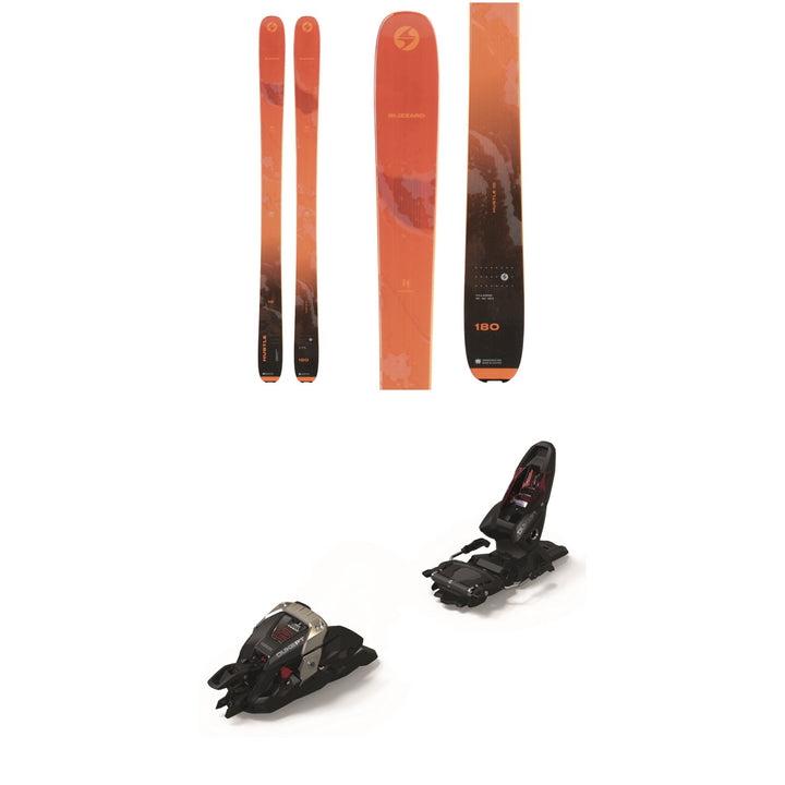Blizzard Hustle 10 Skis + Marker Duke PT 12 Alpine Touring Ski Bindings 2024