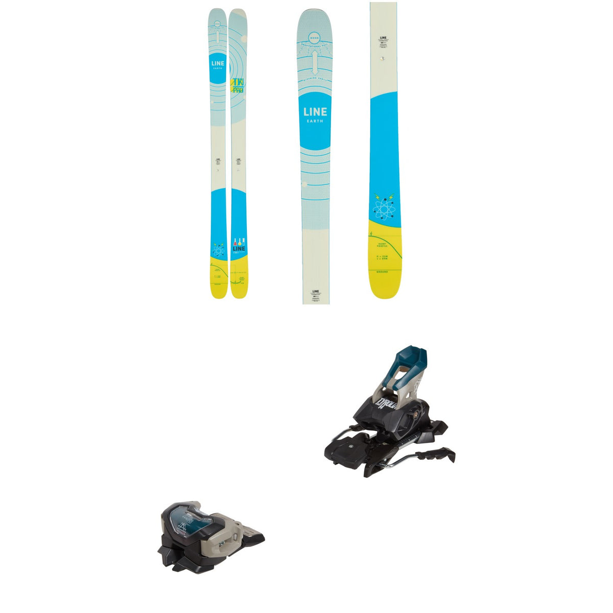 Line Skis Tom Wallisch Pro Skis + Tyrolia x evo Attack 14 GW Ski Bindings 2024