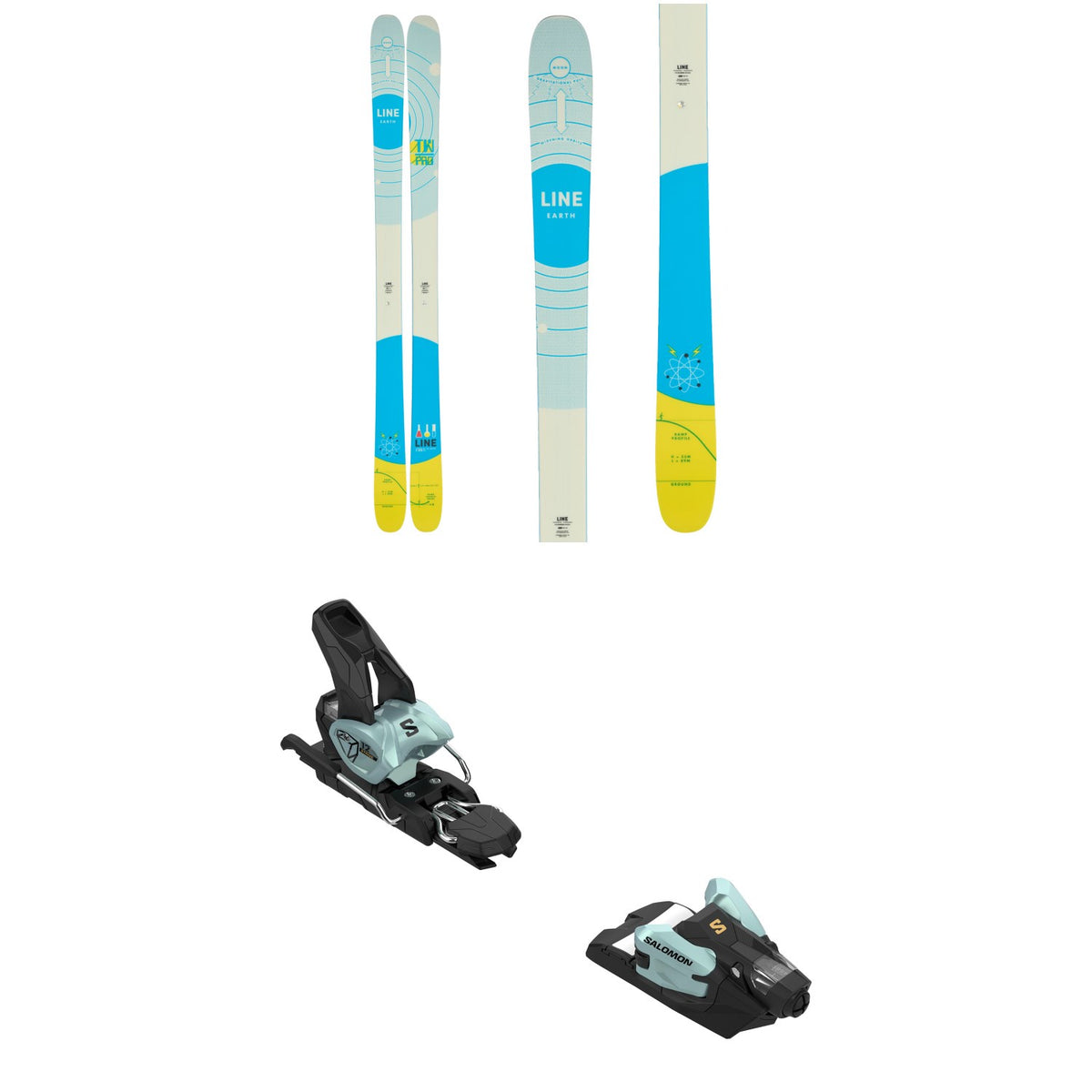 Line Skis Tom Wallisch Pro Skis + Salomon Strive 12 GW Ski Bindings 2024