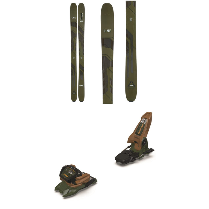 Line Skis Blade Optic 104 Skis + Marker Griffon 13 ID Ski Bindings 2024