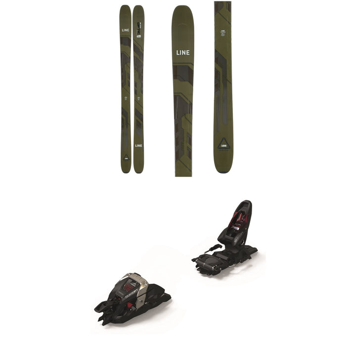 Line Skis Blade Optic 104 Skis + Marker Duke PT 12 Alpine Touring Ski Bindings 2024