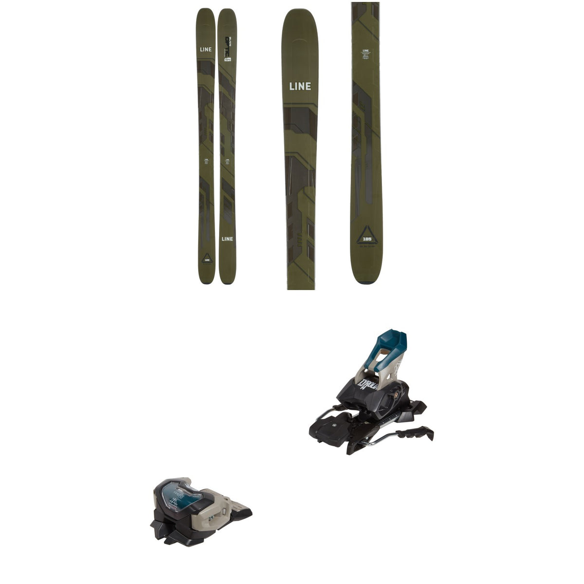 Line Skis Blade Optic 104 Skis + Tyrolia x evo Attack 14 GW Ski Bindings 2024