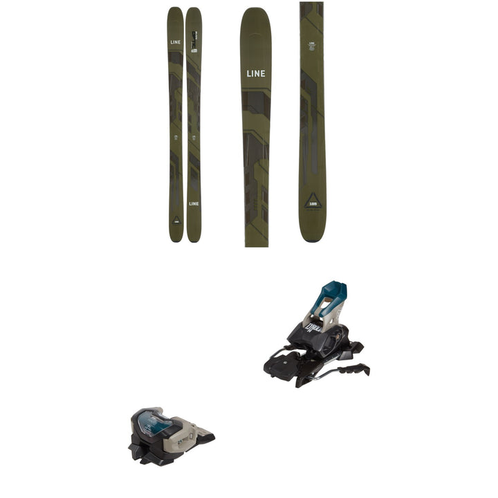 Line Skis Blade Optic 104 Skis + Tyrolia x evo Attack 14 GW Ski Bindings 2024