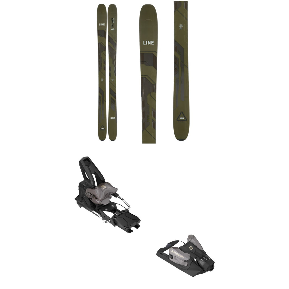 Line Skis Blade Optic 104 Skis + Salomon Strive 14 GW Ski Bindings 2024