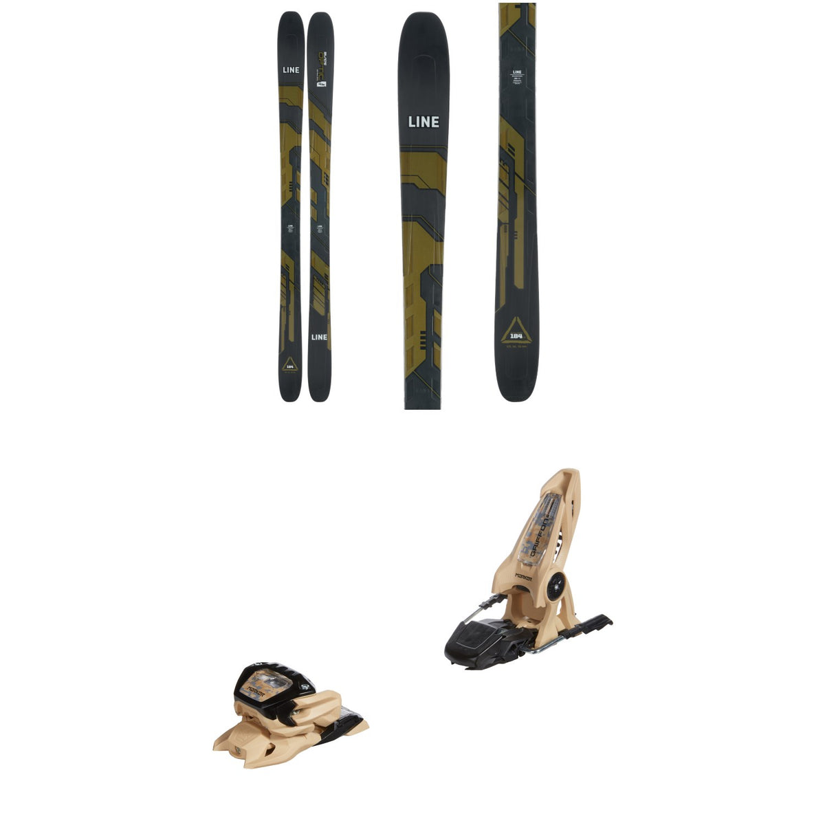 Line Skis Blade Optic 96 Skis + Marker Griffon 13 ID Ski Bindings 2024