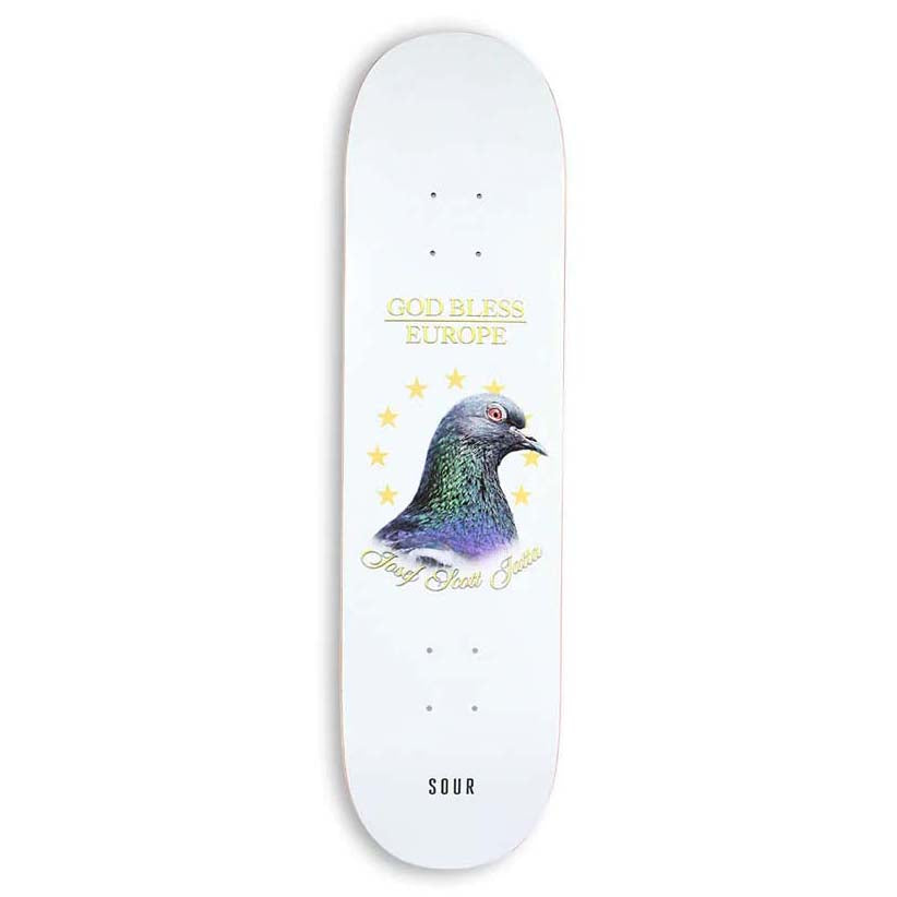 Sour Solution Josef God Bless Europe 8.375 Skateboard Deck